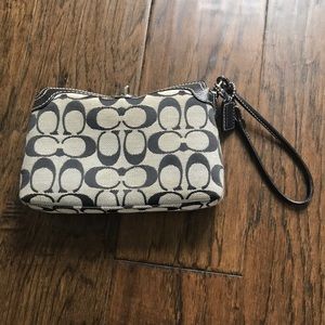 Large Coach wristlet